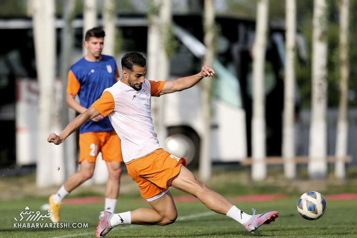 تصاویر| ادامه تمرینات آمادهسازی تیم ملی در بیشکک/ استحکام خط دفاعی در دستور کار قرار گرفت