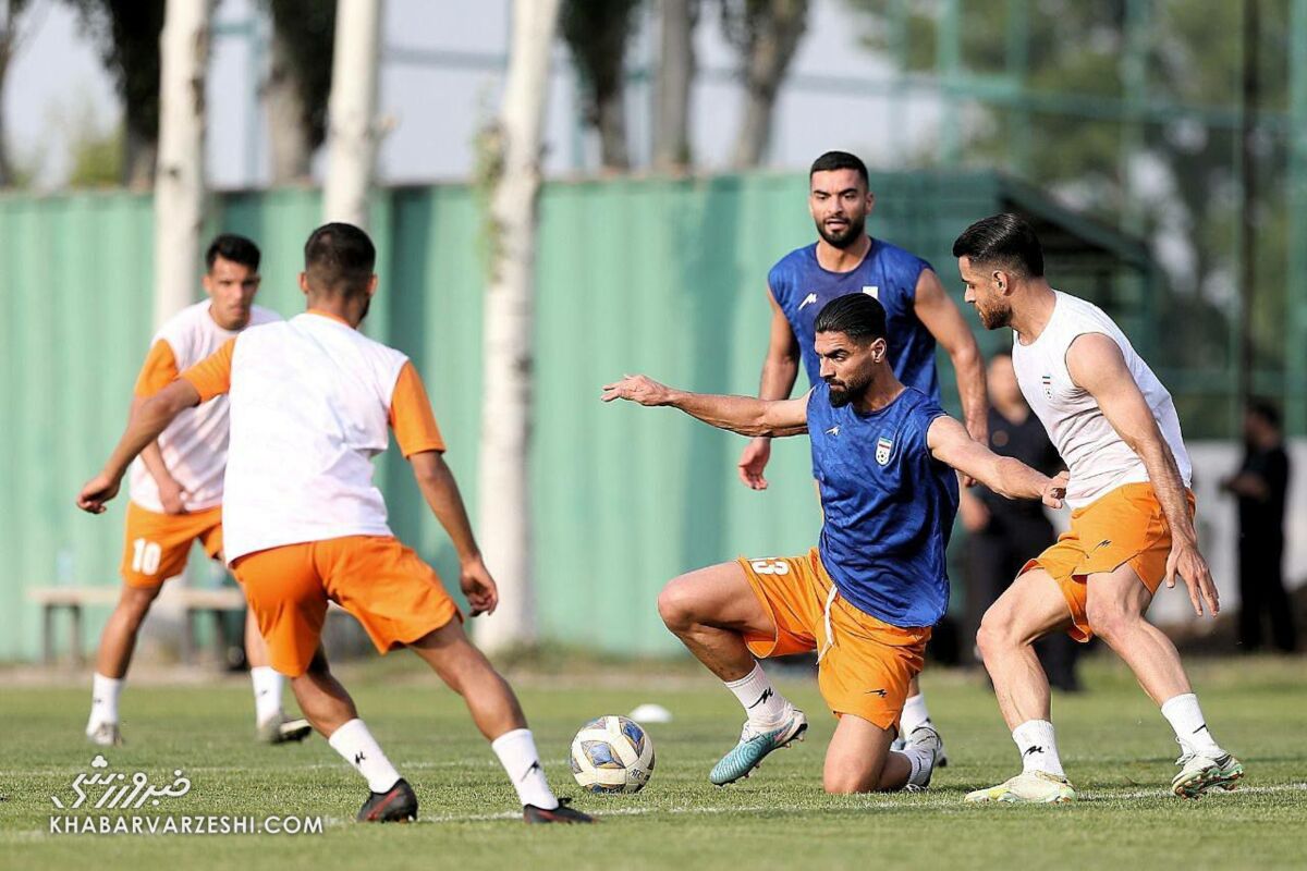 تصاویر| ادامه تمرینات آمادهسازی تیم ملی در بیشکک/ استحکام خط دفاعی در دستور کار قرار گرفت