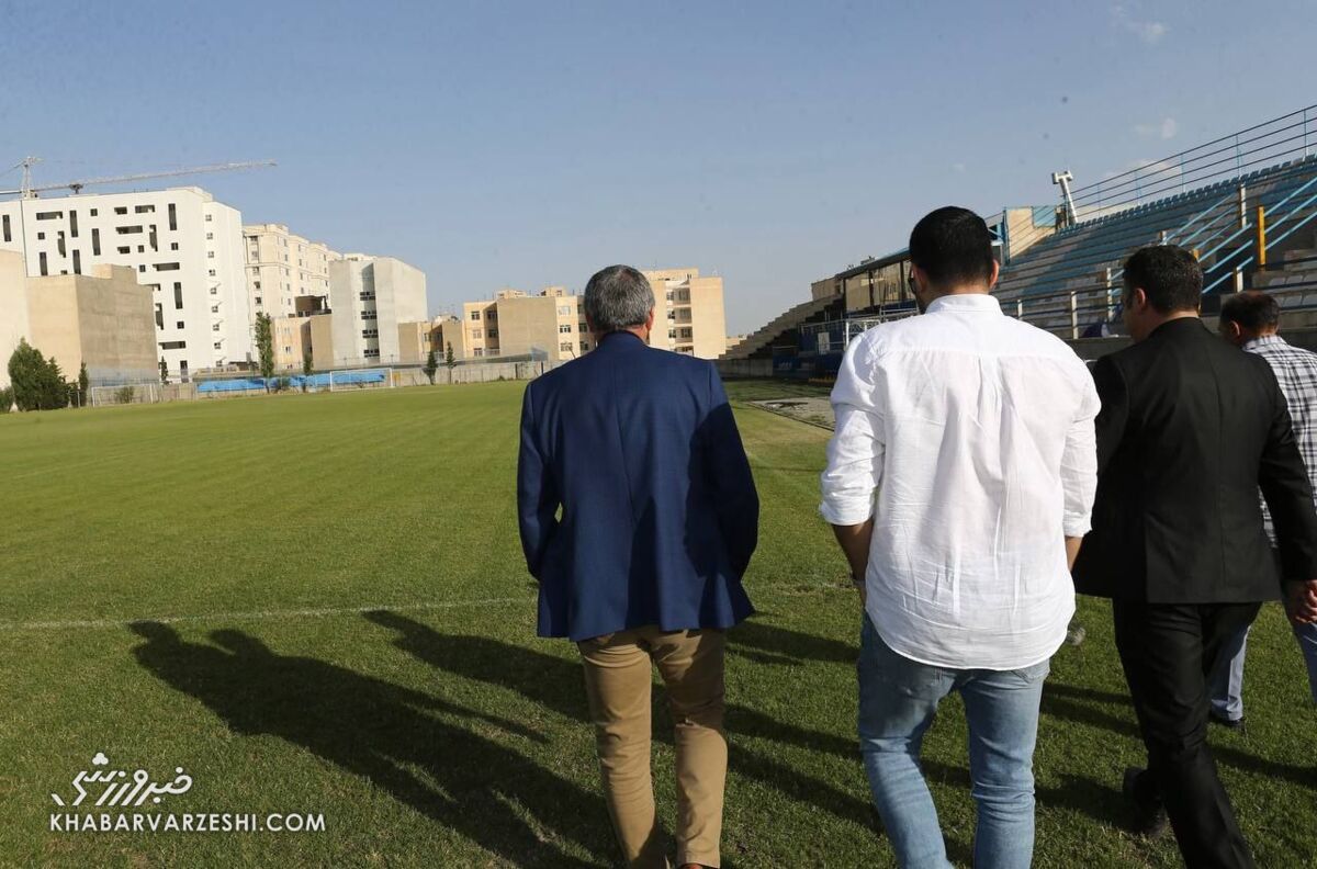 عکس| اولین برخورد سرمربی سابق رئال‌مادرید با امکانات باشگاه استقلال