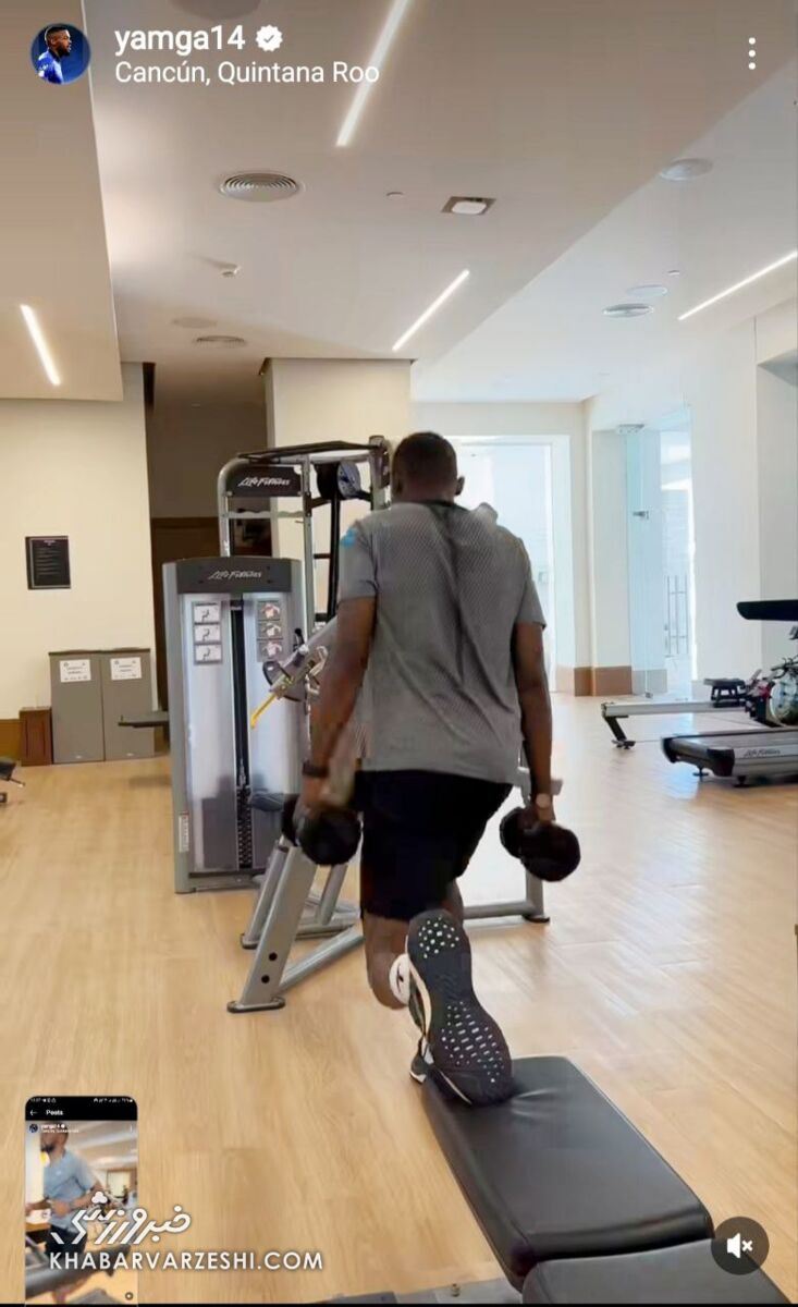 تصاویر بدنسازی حرفهای یامگا/ بازیکن فرانسوی استقلال آماده بازگشت به تمرینات میشود