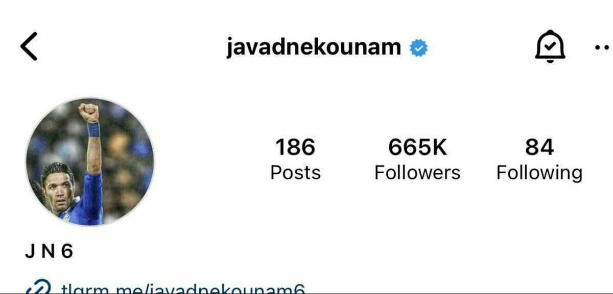 عکس| حرکت سؤالبرانگیز کاپیتان سابق استقلال در اینستاگرام/ عکس پروفایل جواد نکونام تغییر کرد!