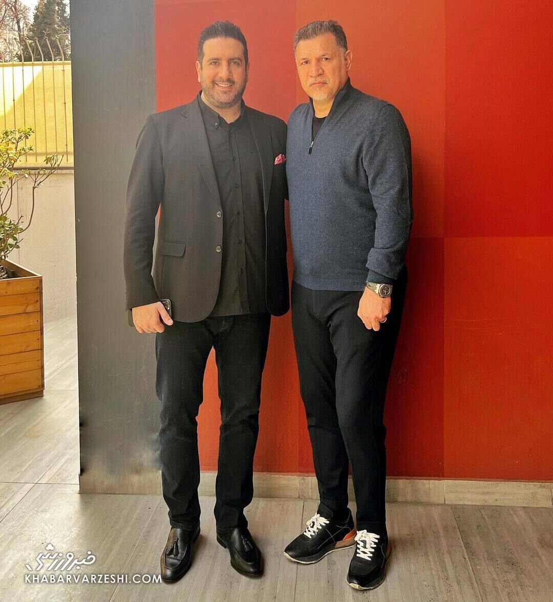 عکس| تازهترین عکس از علی دایی/ شهریار در کنار خواننده پاپ مشهور