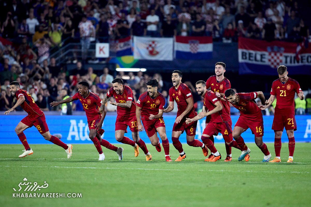 جام زیبای اروپایی به خانه ماتادورها رفت؛ اولین قهرمانی اسپانیا پس از ۱۱ سال/ دست کرواسی باز هم به جام نرسید