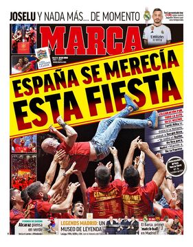 روزنامه مارکا| اسپانیا شایسته این جشن بود