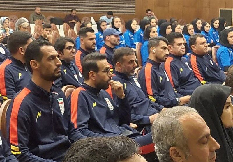 عکس| یحیی گلمحمدی و سیدجلال حسینی سرکلاس مربیگری زنان