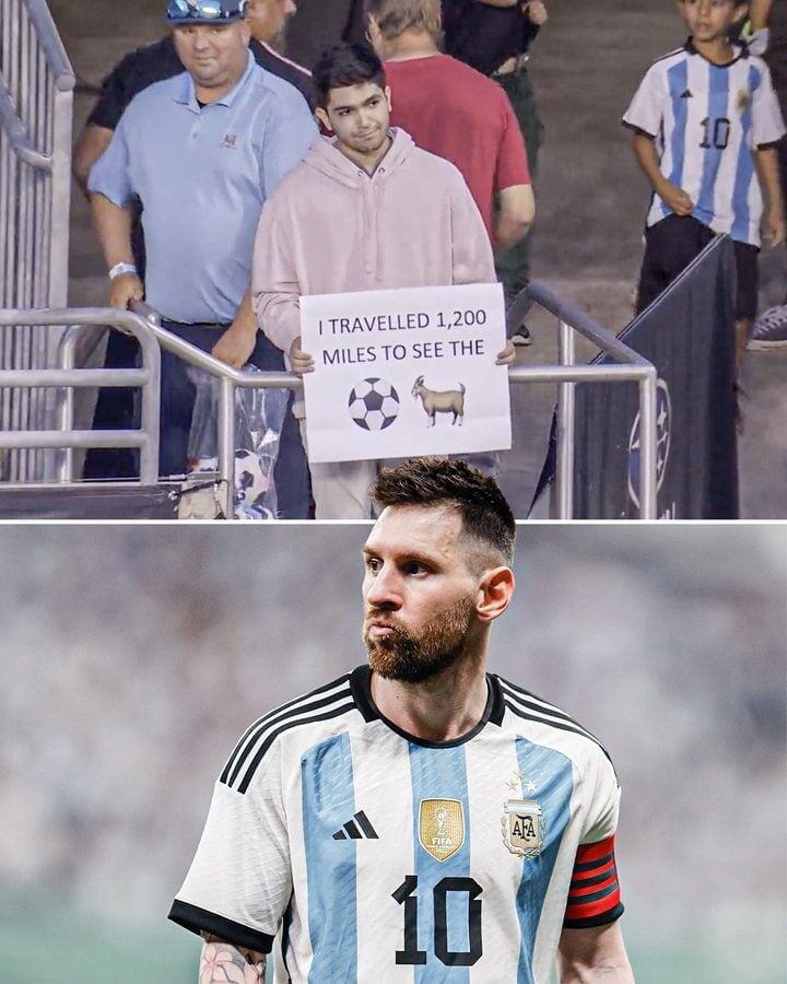 عکس| طرفدار مسی سوتی داد!/ اشتباه مضحک برای تماشای اعجوبه آرژانتینی