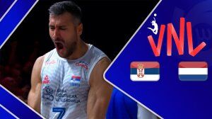 ویدیو| خلاصه والیبال هلند ۲ - صربستان ۳