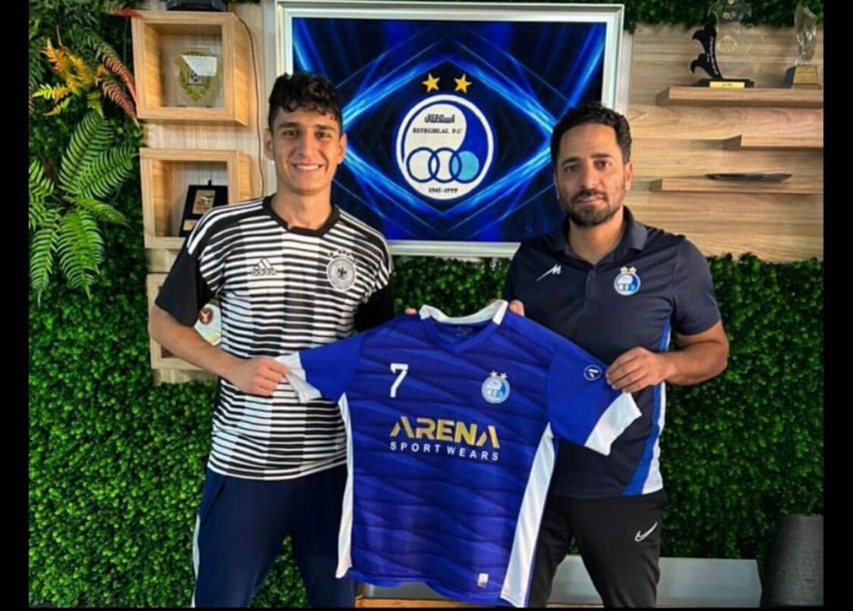 عکس| ستاره پرسپولیسی رسماً به استقلال پیوست