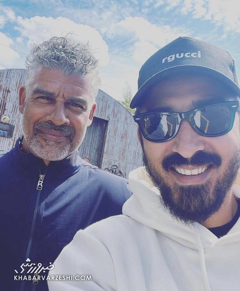 عکس | پیادهروی گوچی با مربی افسانهای بارسلونا