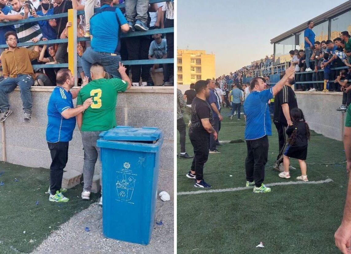 درگیری هانی کُرده و نوچه‌هایش با هواداران استقلال/ گنده‌لات تهران استادیوم را به هم ریخت +ویدیو