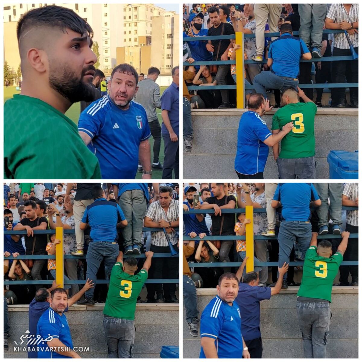 عکس| تصاویر جدید از حضور سازمانیافته اراذل و اوباش در تمرین استقلال