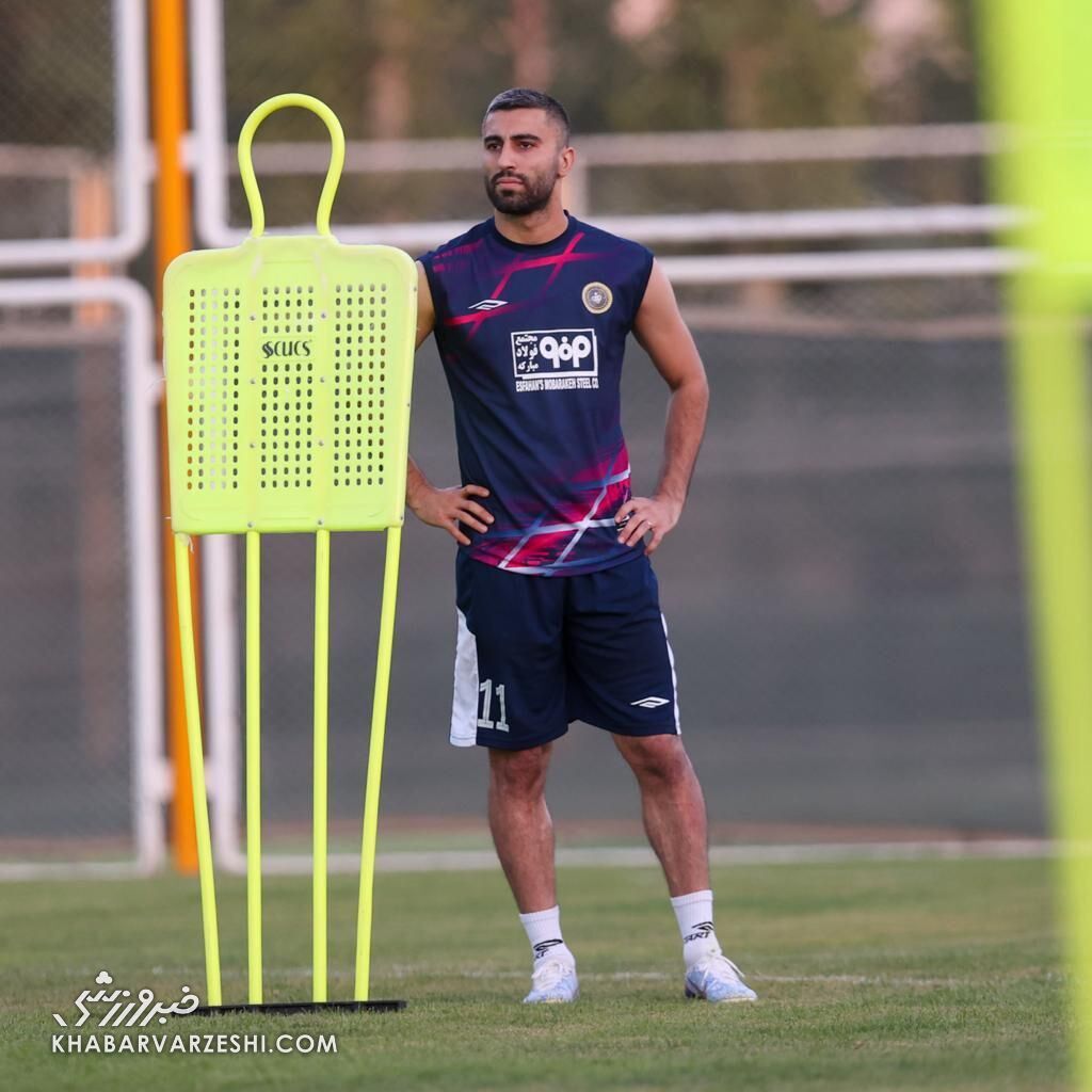 عکس| اولین حضور کاوه رضایی در سپاهان