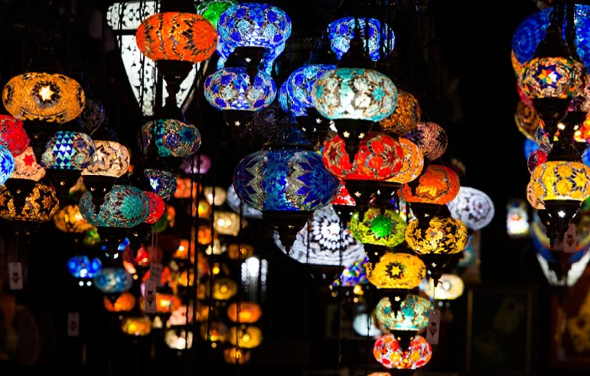 چراغ و لوستر های ترکیه ای