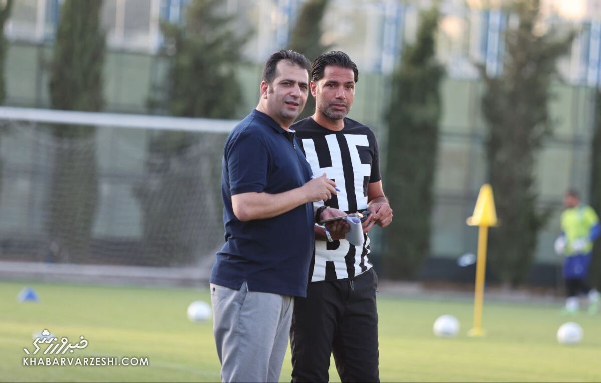 عکس| خبر خوب به نکونام؛ ستاره ملیپوش در تمرین استقلال با حضور دو چهره ویژه!