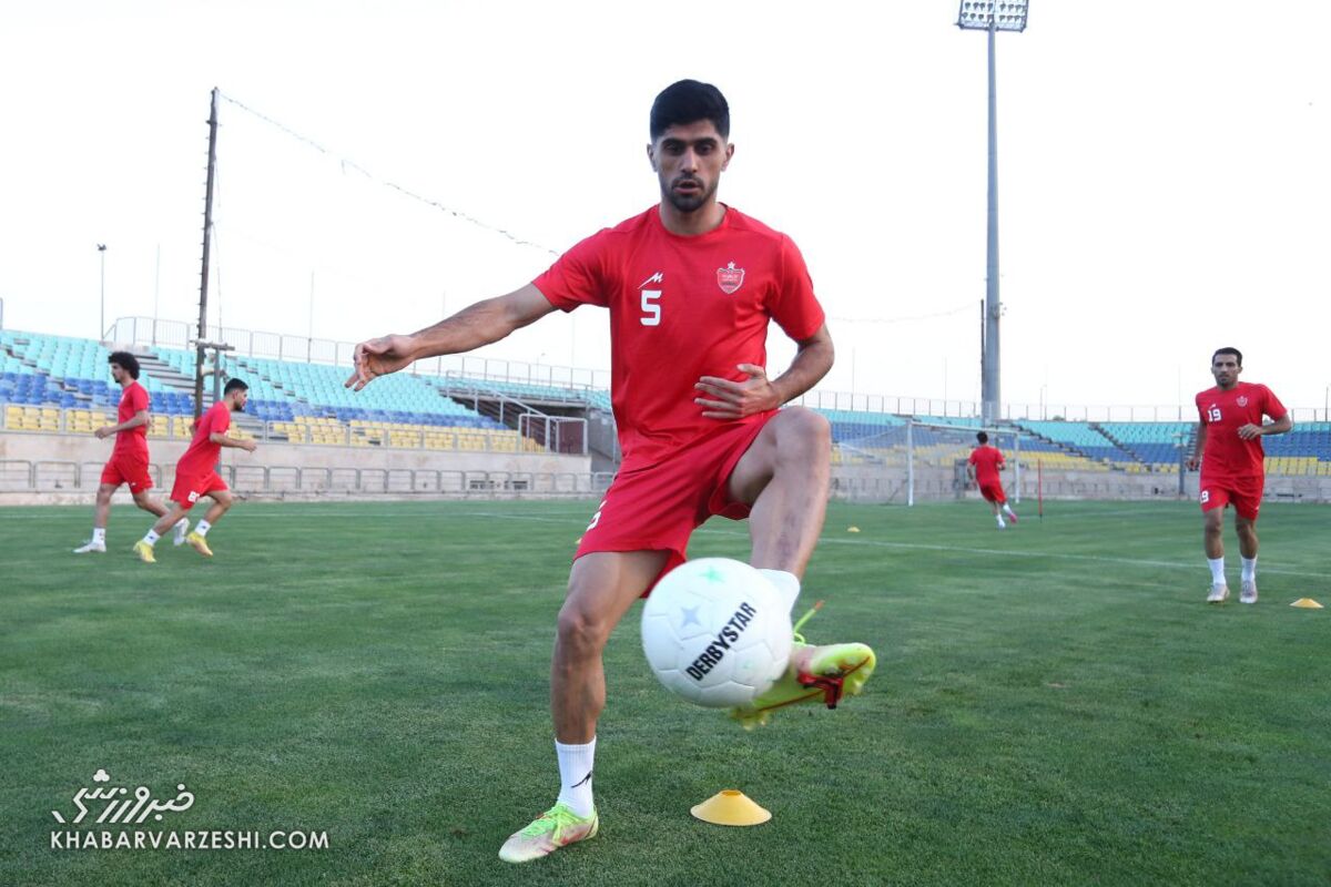 مدافع پرسپولیس بدون مشکل تمرین کرد