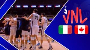 ویدیو| خلاصه والیبال کانادا ۲ - ایتالیا ۳