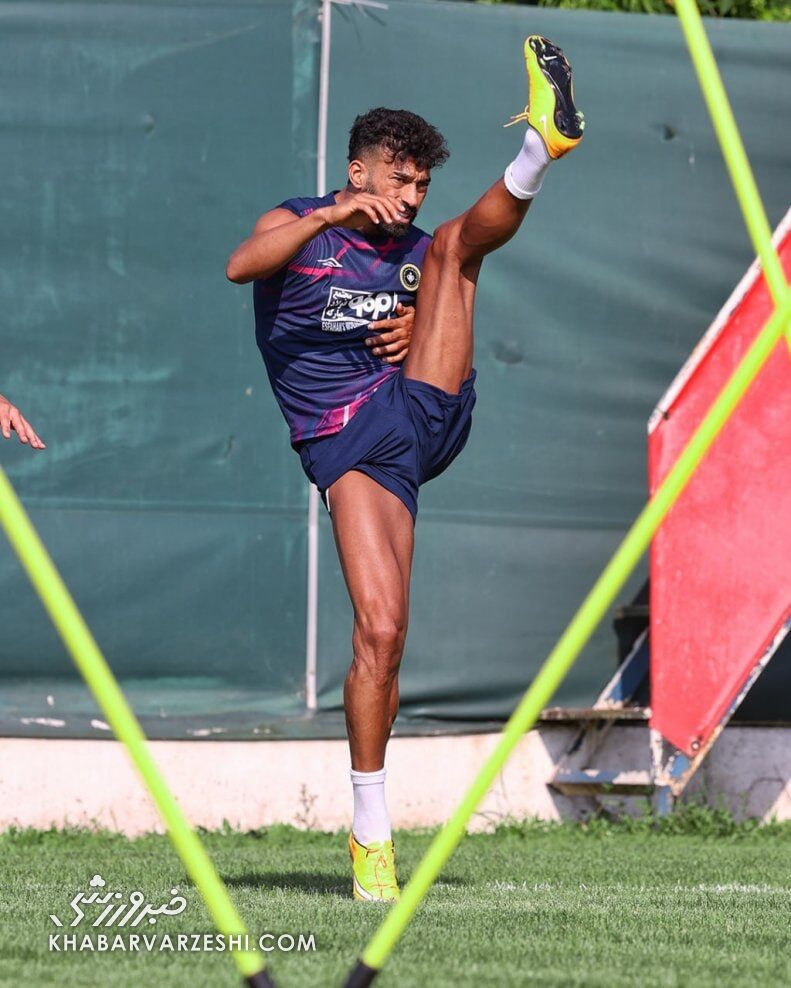 عکس| آمادگی بدنی بالای رامین رضاییان به سبک رونالدو
