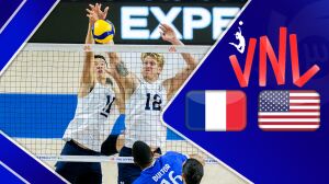 ویدیو| خلاصه والیبال آمریکا ۳ - فرانسه ۰