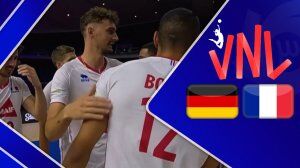 ویدیو| خلاصه والیبال فرانسه ۳ - آلمان ۱