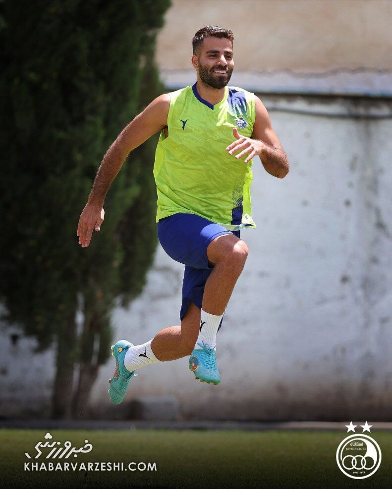 عکس| تصویری جدید از گلزن دربی در لباس استقلال