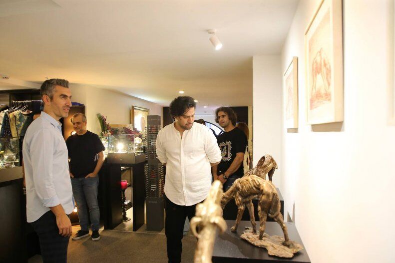 عکس| پیمان معادی و سهراب پورناظری در کتابخانه زیدان استقلال/ مهمانان ویژه مجتبی جباری در مراسم افتتاحیه