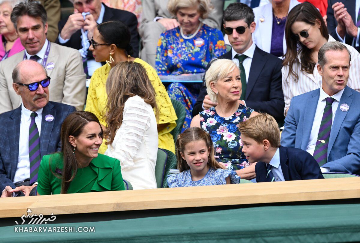 عکس| سلبریتی‌ها در فینال ویمبلدون/ برد پیت، دنیل کریگ و خانواده سلطنتی انگلیس هم آمدند
