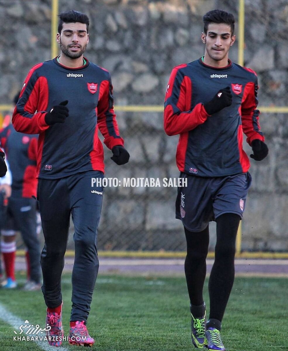 عکس| تصویری زیرخاکی از ستاره جدید پرسپولیس در کنار مهدی طارمی