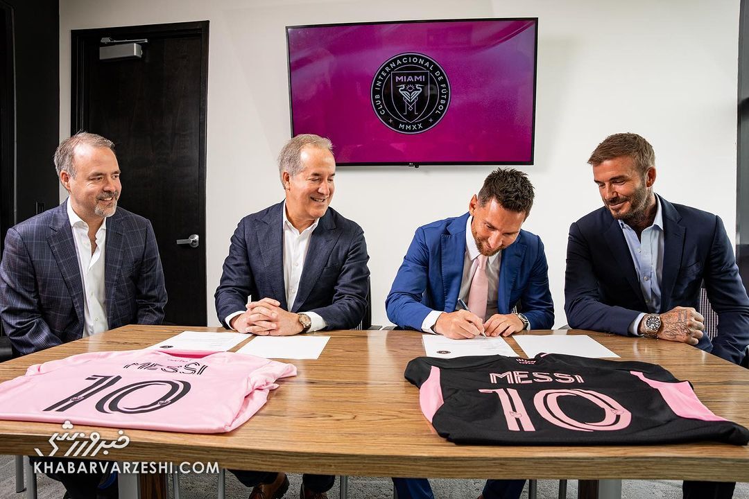 امضای قرارداد لیونل مسی با اینترمیامی