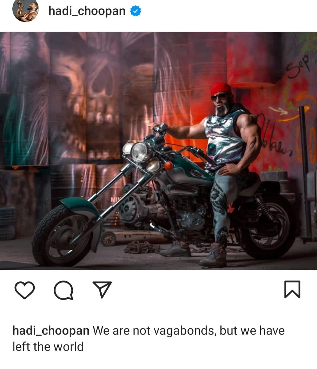 عکس| هادی چوپان با «هارلی دیویدسون» از دنیا گذشت/ پیام گرگ پارسی با استایل جدید از روی موتور