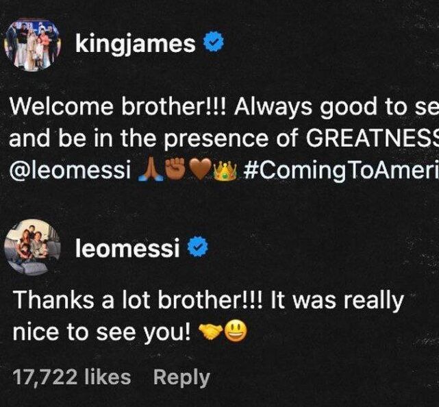 عکس| پیام خاص مسی برای پادشاه