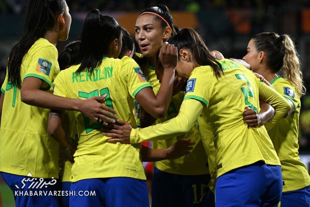زنان برزیلی‌ با گل استثنایی در جام جهانی سوژه شدند/ شادی رونالدویی بعد از گل شگفت‌انگیز +ویدیو