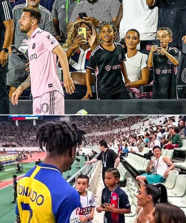 عکس| تور فوتبالی کیم کارداشیان و خانواده/ سفر به ۲ کشور برای تماشای رونالدو و مسی!