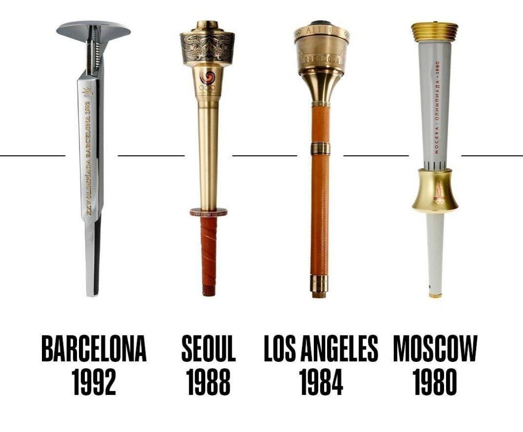 تصاویری جالب از مشعل‌های المپیک در طول تاریخ