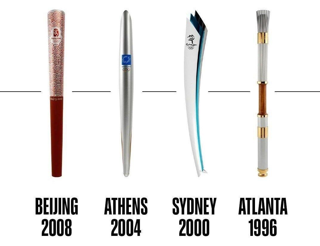 تصاویری جالب از مشعلهای المپیک در طول تاریخ
