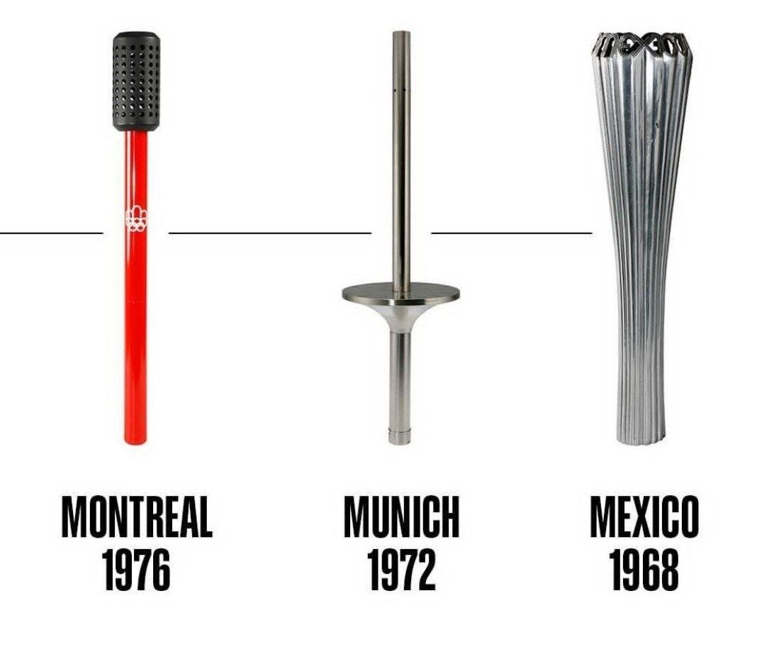 تصاویری جالب از مشعل‌های المپیک در طول تاریخ