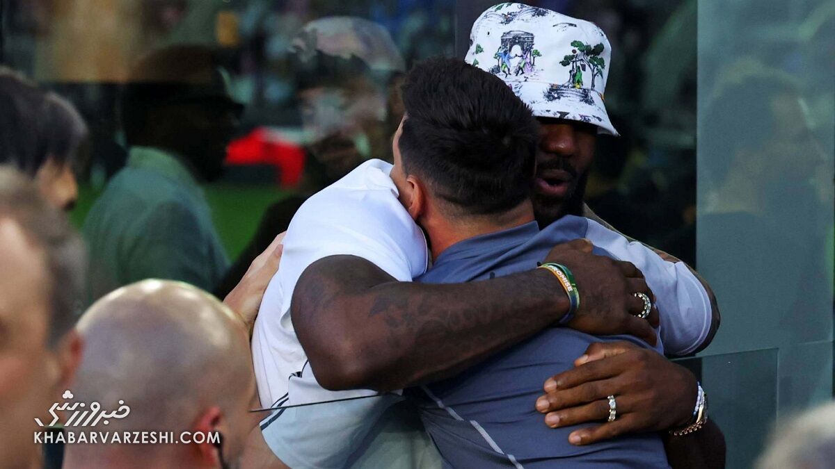 مسی و لبرون جیمز