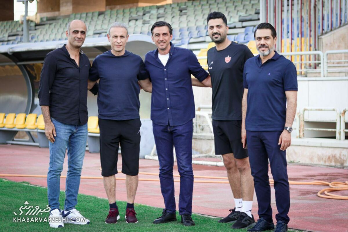 عکس| بگو بخند گلمحمدی در کنار کاپیتان سابق استقلال
