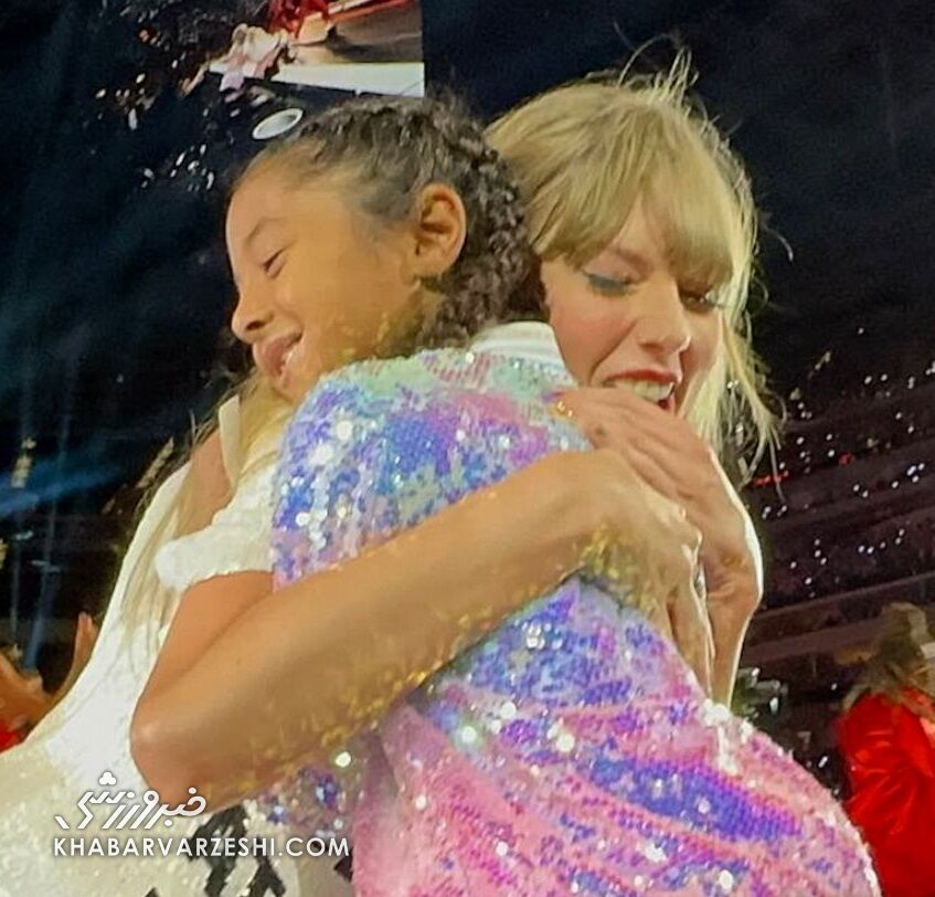 بیانکا برایانت؛ دختر کوبی برایانت در کنسرت تیلور سویفت