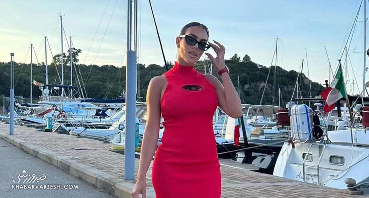 عکس| جورجینا از خرید لاکچریاش رونمایی کرد/ ساعت خاص با چرم سرخ تمساح و الماس کبود!