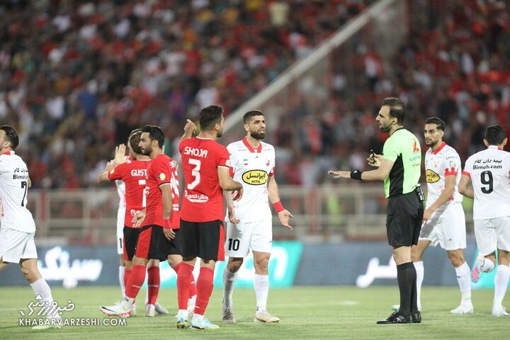 درگیری شجاع‌خلیل زاده و وحید امیری؛ تراکتور - پرسپولیس