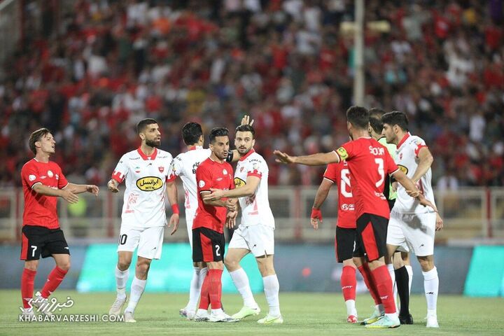 درگیری شجاع‌خلیل زاده و وحید امیری؛ تراکتور - پرسپولیس