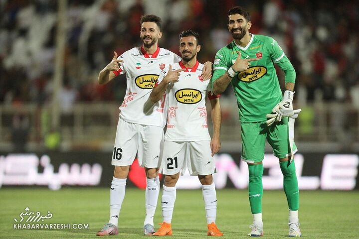 علیرضا بیرانوند، سعید صادقی و مهدی عبدی؛ تراکتور - پرسپولیس