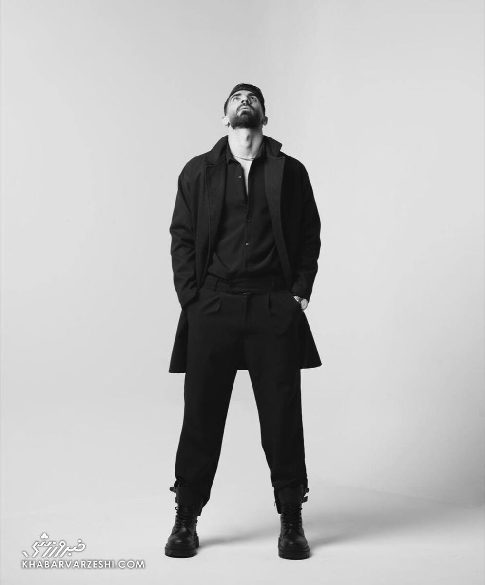 عکس| علیرضا بیرانوند مدل شد/ ژستهای خاص گلر پرسپولیس مقابل دوربین
