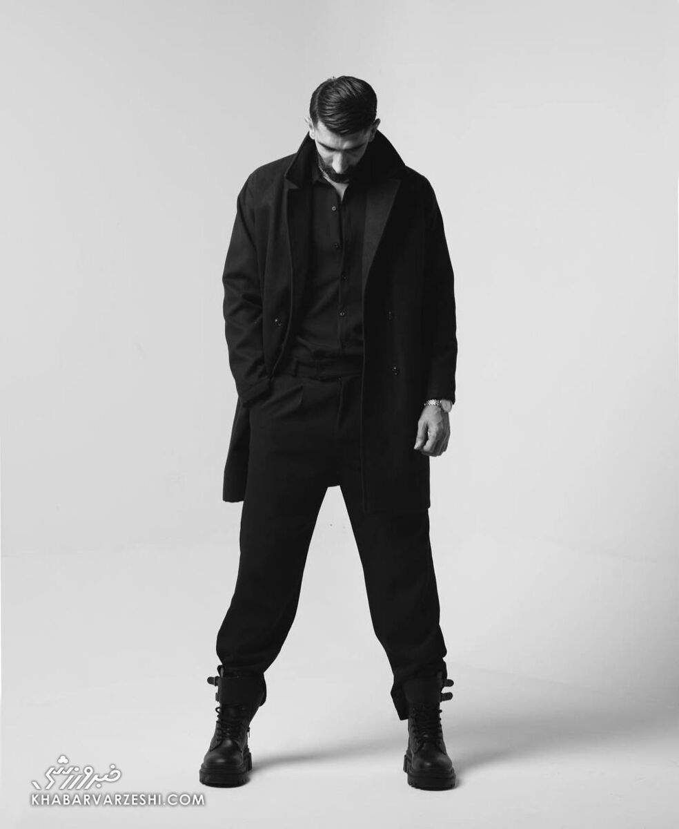 عکس| علیرضا بیرانوند مدل شد/ ژستهای خاص گلر پرسپولیس مقابل دوربین