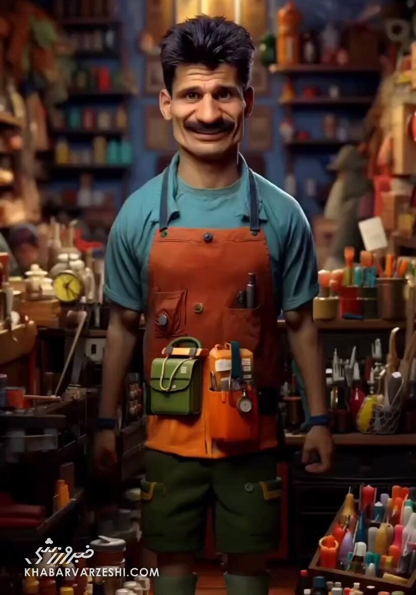 عکس| انتشار تصویری باورنکردنی از علی دایی توسط هوش مصنوعی