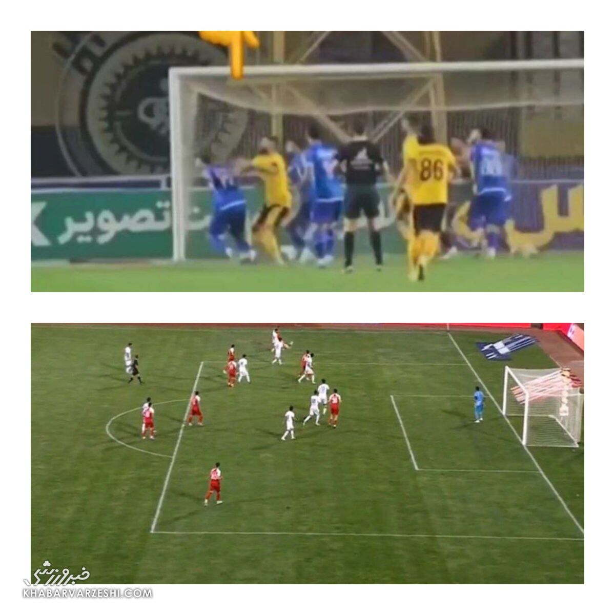عکس| کنایه باشگاه استقلال به اشتباه داوری به سود پرسپولیس/ خودتان مقایسه کنید!