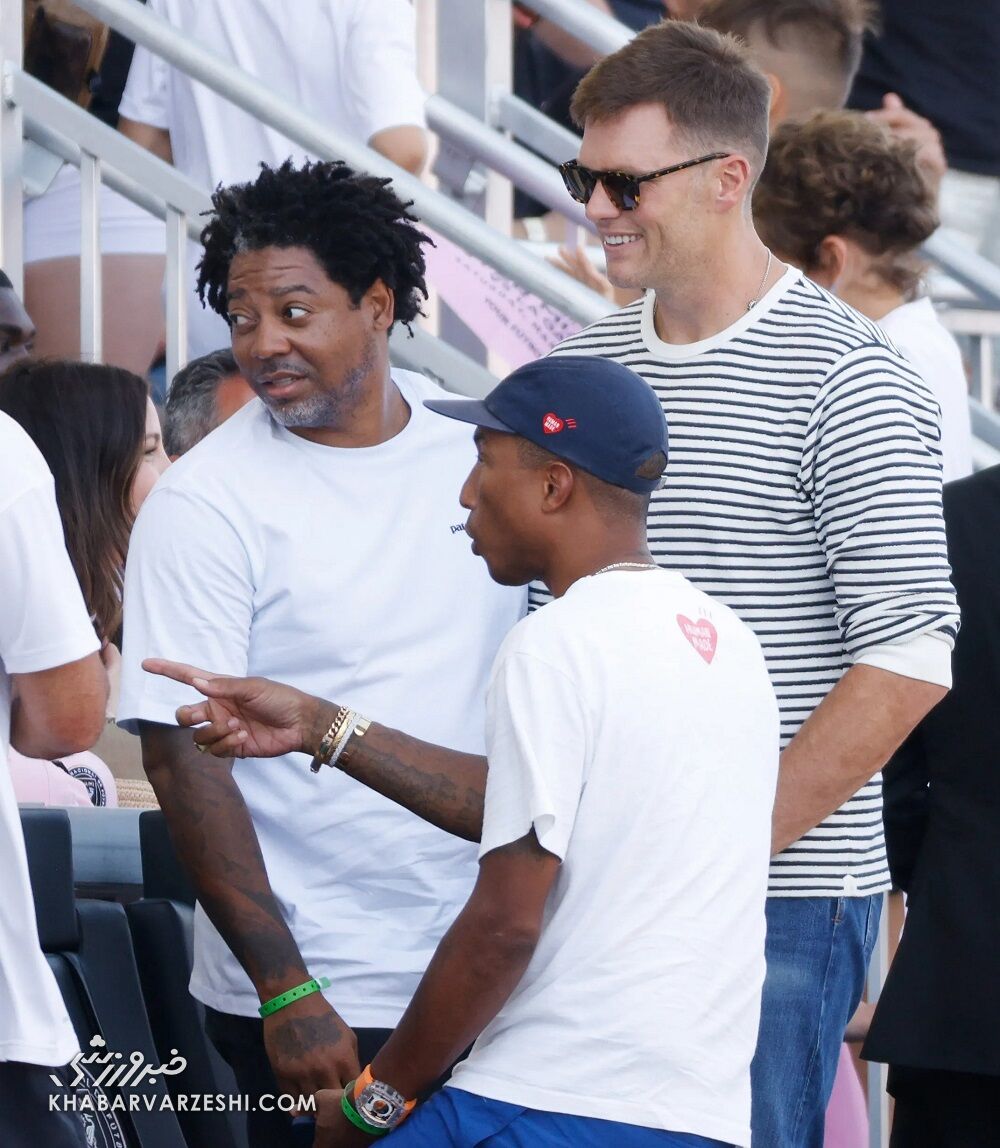 تصاویر| چگونه دیوید بکام باعث هجوم سلبریتیها به تماشای بازیهای اینترمیامی شد؟/ صورتیها با لیونل مسی تماشایی هستند!