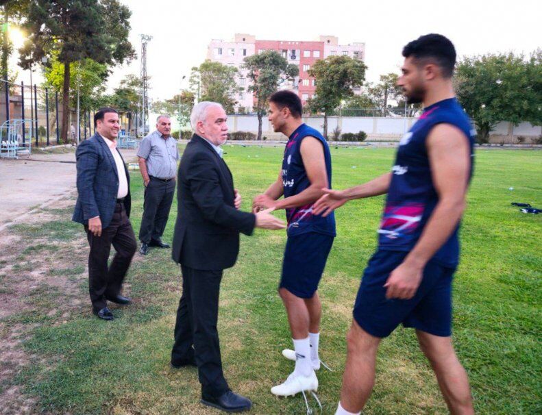 عکس| حضور فتحاللهزاده در تمرین استقلال!