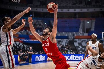 ویدیو| خلاصه بسکتبال فرانسه ۸۲ - ایران ۵۵/ چهارمین باخت ایران