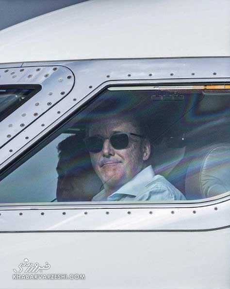 عکس| رئیس باشگاه رم خلبان شخصی لوکاکو شد!